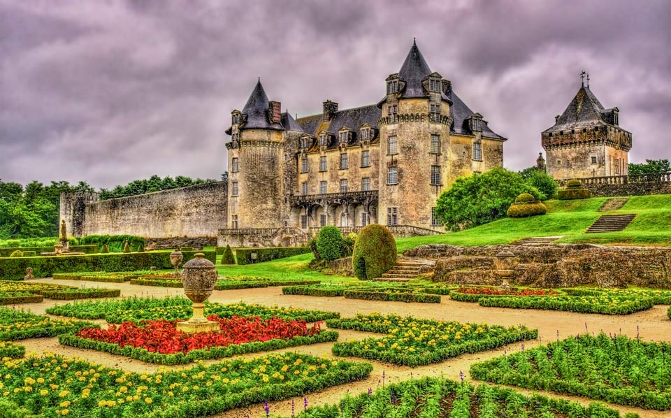 visit to the castle of la roche Courbon